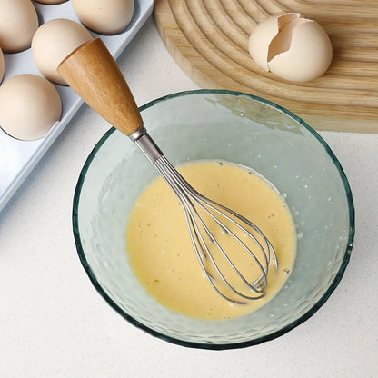 1pc, Mini Whisk, Stainless Steel Egg Beater, Blender, Mixer, For Blending, Whisking, Beating And Stirring, Baking Tools, Kitchen Gadgets, Kitchen Accessories Mortier-Et-Pilon