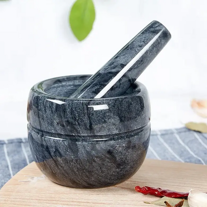 Mortier Et Pilon En Marbre Noir My Store